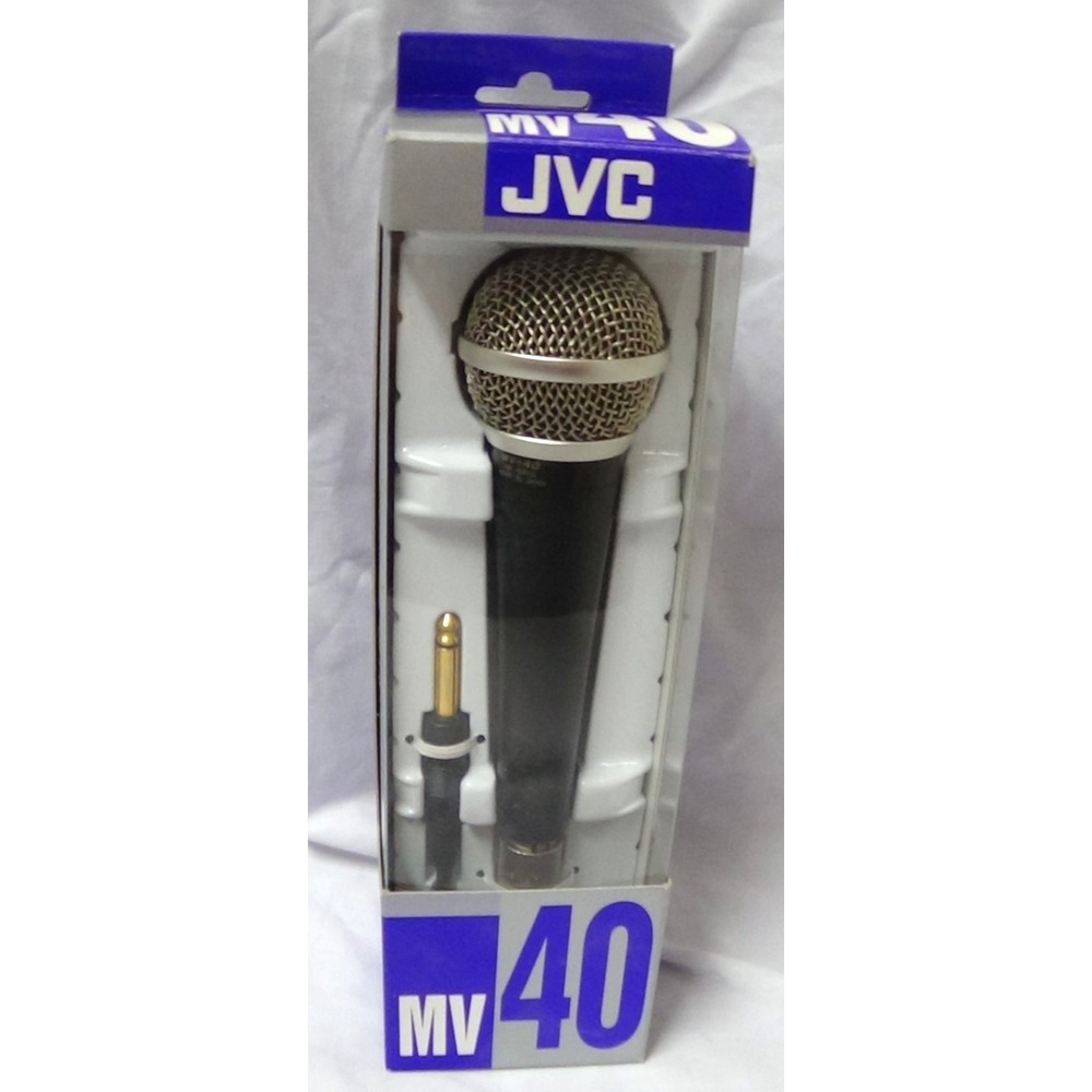 Microphone JVC Dynamic MV-40 600 made in Japan 16.4 - foot cord #163